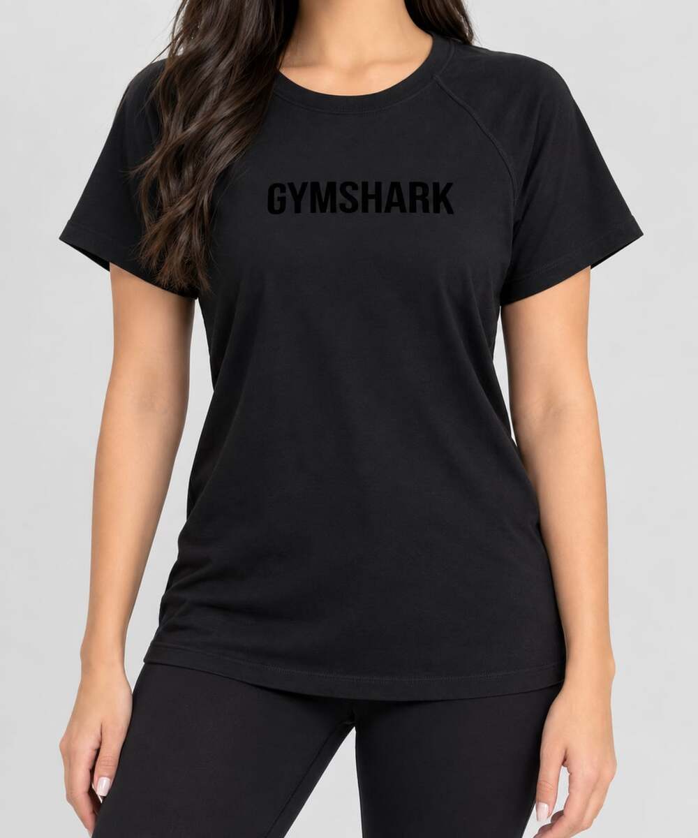 Gymshark Bold T-Shirt Size XL Black women's